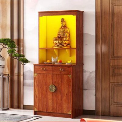 Tủ thờ hiện đại T2 tại Cần Thơ, thiết kế bởi Mộc Như Mai.