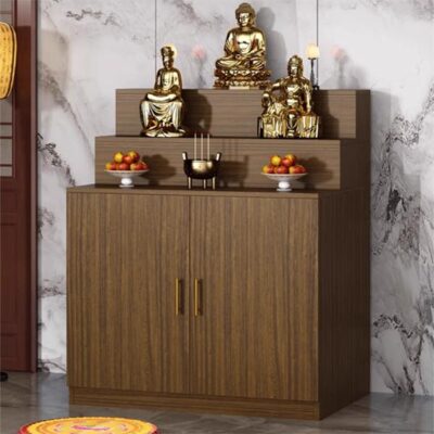 Tủ thờ tâm linh T3 tại Cần Thơ, thiết kế bởi Mộc Như Mai.